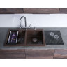 Мойка OMOIKIRI BOSEN 80-2-PL Tetogranit/платина 4993843