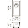 Мойка OMOIKIRI KATA 20-U-PA Artgranit/пастила 4993372
