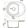 Мойка OMOIKIRI SAKAIME 60E-WH Tetogranit/белый 4993136