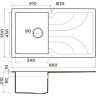 Мойка OMOIKIRI YASUGATA-86-SA 4993870