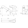 Смеситель OMOIKIRI TATEYAMA-S-PA 4994173