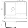 Мойка OMOIKIRI DAISEN 78-CA Artgranit/карамель 4993324