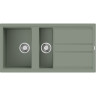 Мойка OMOIKIRI KITAGAWA 100-2-WG Artceramic/wind green 4993252