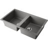 Мойка OMOIKIRI KITAGAWA 86-2-GR Artceramic/Leningrad grey 4993491