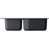 Мойка OMOIKIRI MARU 86-2-BL Tetogranit/черный 4993284