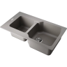 Мойка OMOIKIRI MARU 86-2-GR Tetogranitleningrad grey 4993575