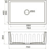 Мойка OMOIKIRI MIKURA 76-BL Natceramic/черный 4997075