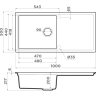 Мойка OMOIKIRI SINTESI 100-GB Artceramic/графит 4997125
