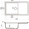 Мойка OMOIKIRI SINTESI 86-WH Artceramic/белый 4997131