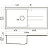 Мойка OMOIKIRI TEDORI 100-BE Tetogranit/ваниль 4993917