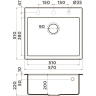 Мойка OMOIKIRI TEDORI 57-WH 4993983