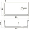 Мойка OMOIKIRI TOKARA 88-U/I-WH Glossy SIDE Natceramic/белый 4993867