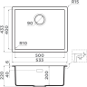 Мойка OMOIKIRI YAMAKAWA 55T INTEGRA-BL Tetogranit/черный 4997269