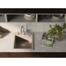 Смеситель OMOIKIRI SHINAGAWA-GR-P латунь/leningrad grey 4974160